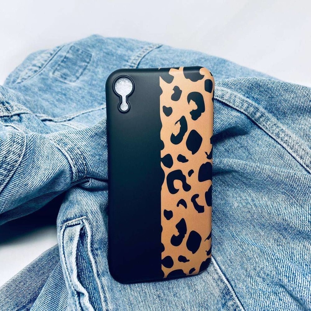 iPhone 7/8 Plus Case Brown Leopard Print Cover